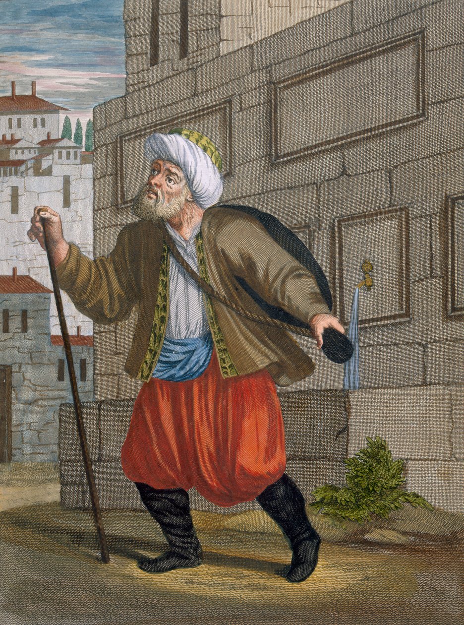 Saka, levy 59 Charles de Ferriolin kokoelmasta "Sata vedosta, jotka edustavat Levantin eri kansakuntia", kaiverrus Gerard Scotin (1671-1716), 1707-08 tekijältä Jean Baptiste Vanmour