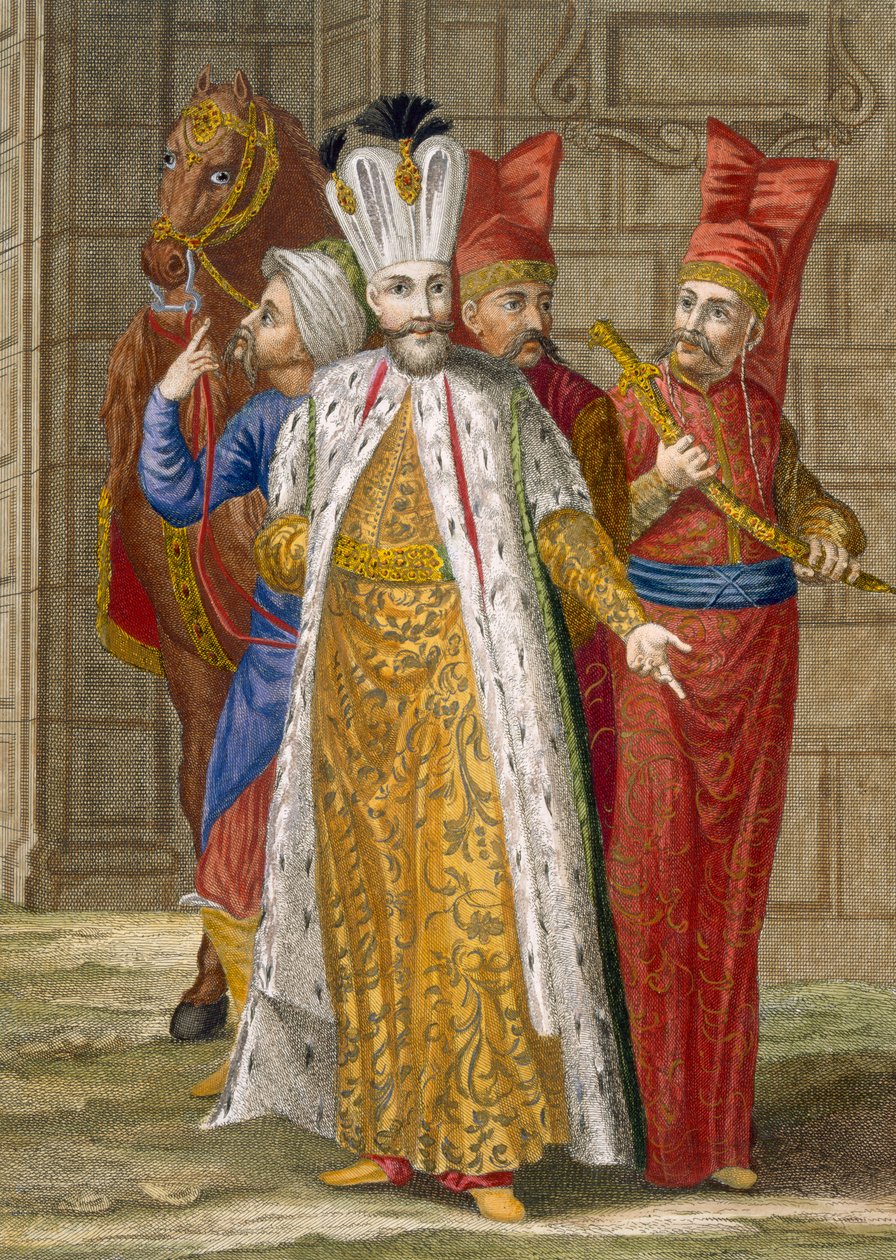 Sulttaani Ahmed III, n. 1708 tekijältä Jean Baptiste Vanmour