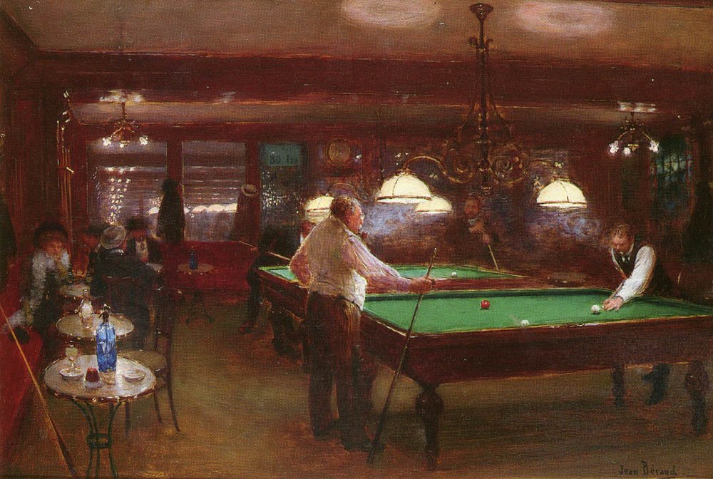 La Partie De Billard tekijältä Jean Beraud