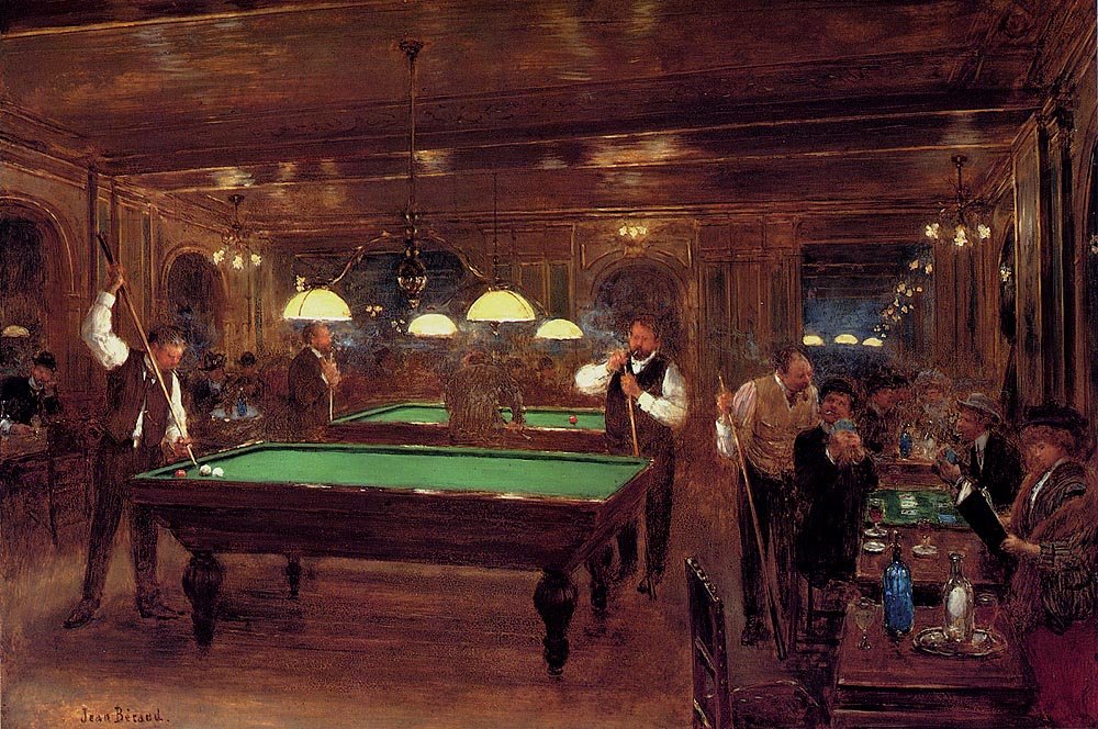 Le Billard tekijältä Jean Beraud