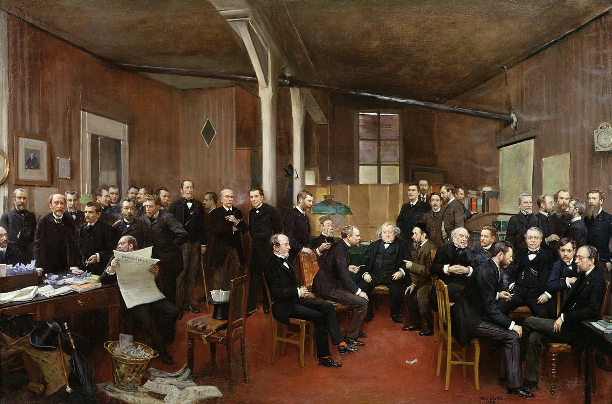 Le Journal des Debats, 1889 tekijältä Jean Beraud