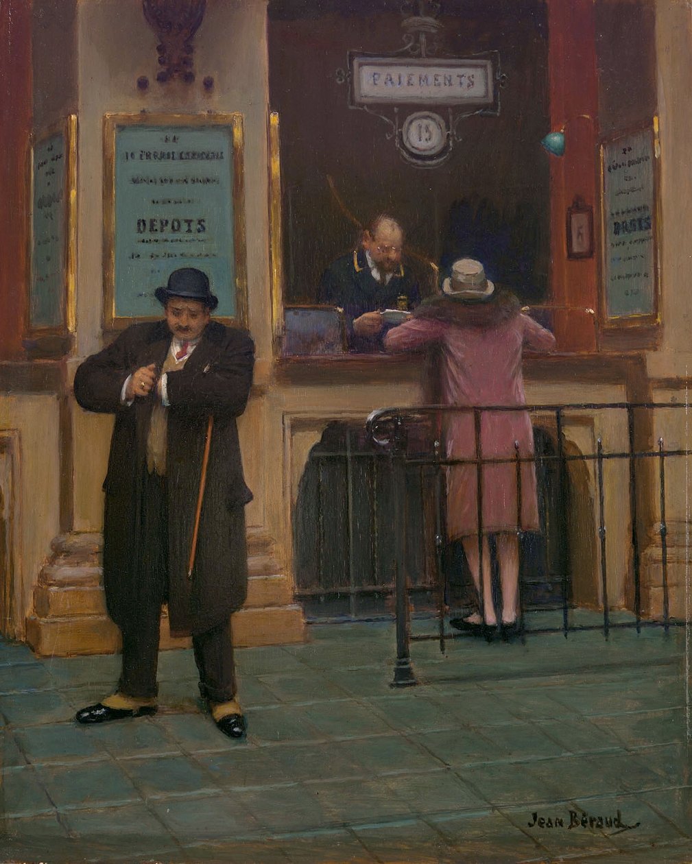 Le Mont-de-Piete Panttilainaamo tai Chez Ma Tante tekijältä Jean Beraud