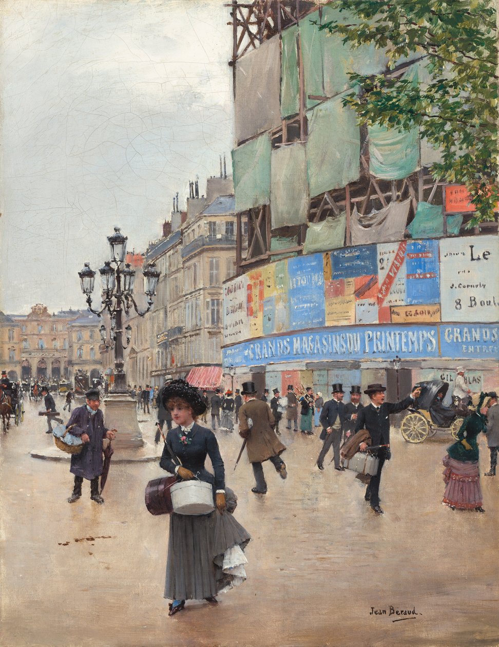 Pariisi, rue du Havre tekijältä Jean Beraud
