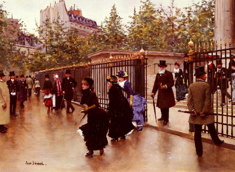Sortant De La Madeleine, Pariisi tekijältä Jean Beraud