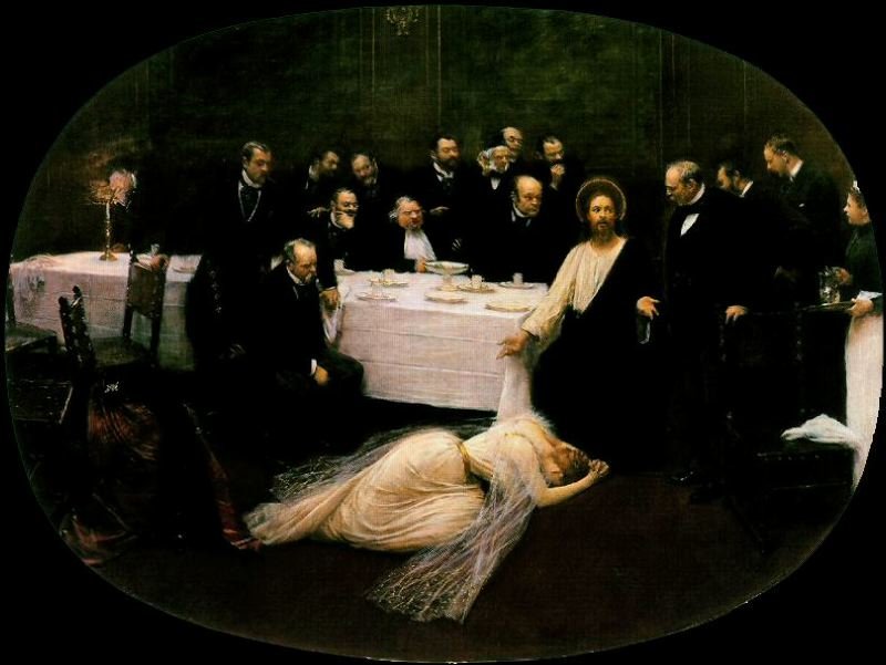 Magdaleena fariseusten talossa La Madeleine chez le Pharisien tekijältä Jean Beraud