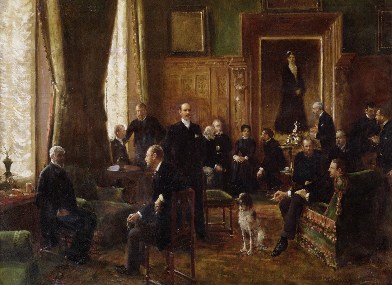 Kreivitär Potockan salonki, 1887 tekijältä Jean Beraud