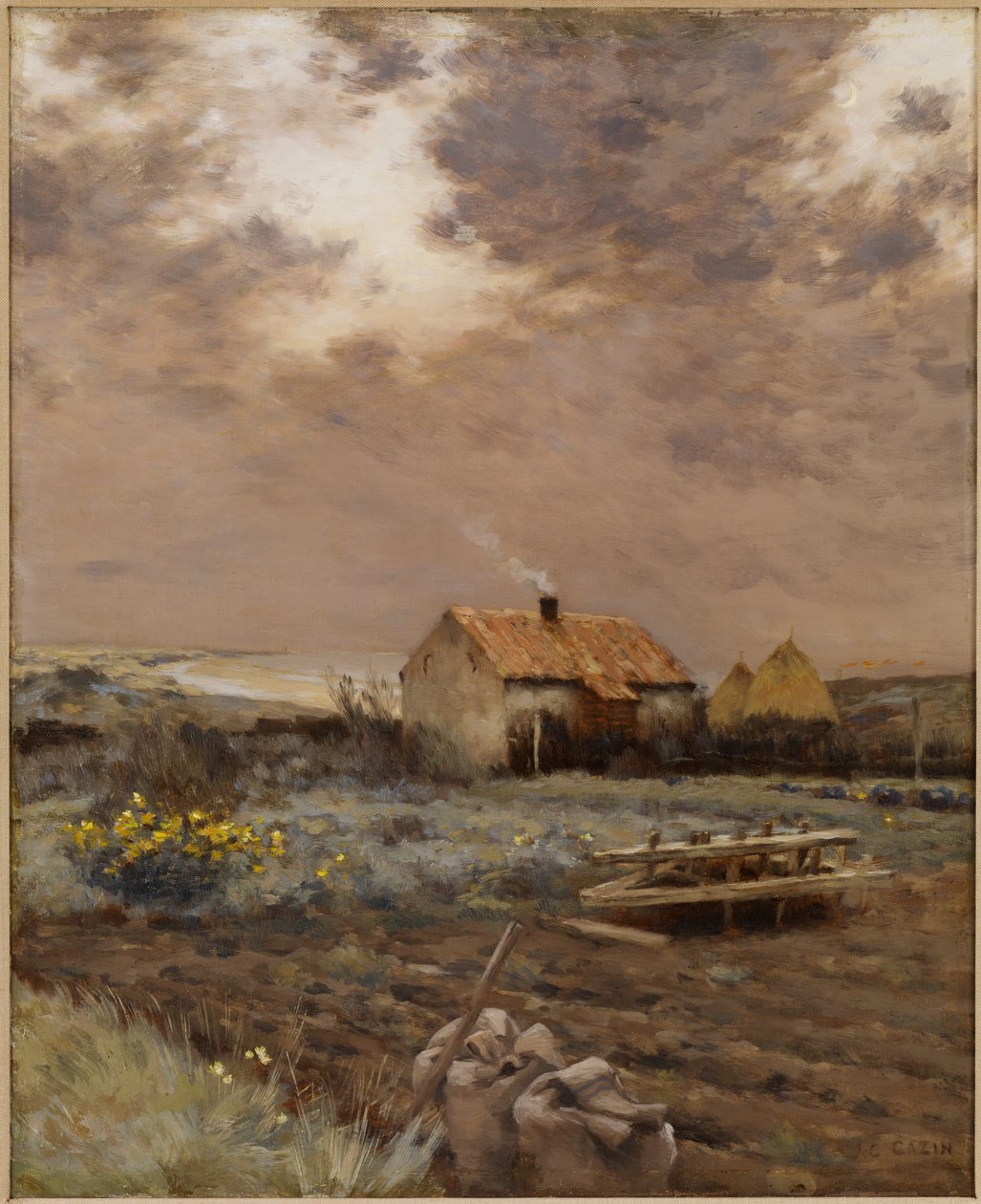 Maisema, noin 1880 tekijältä Jean Charles Cazin