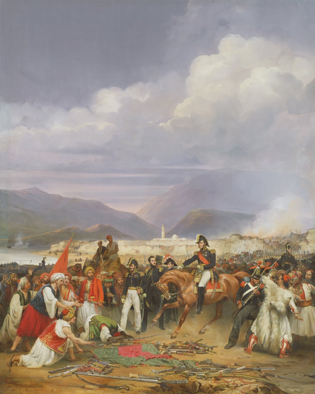 Morean linnan valloitus, 30. lokakuuta 1828, 1836 tekijältä Jean Charles Langlois