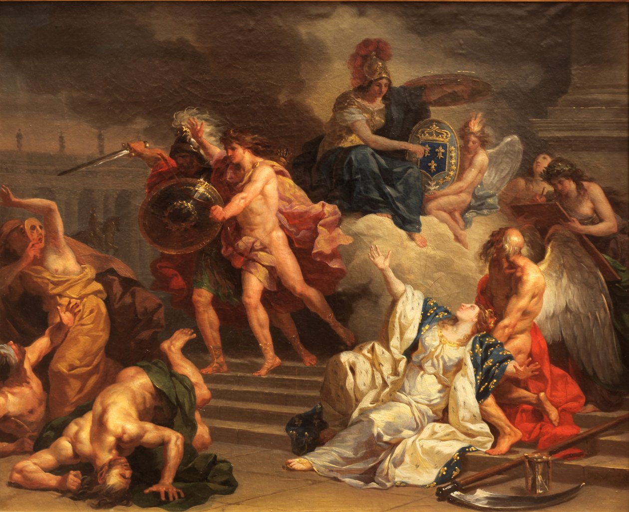 La France relevanttee par le Temps tekijältä Jean Charles Nicaise Perrin