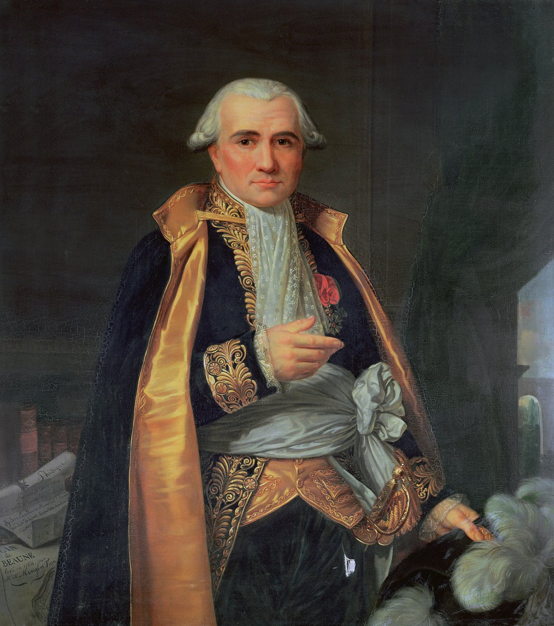 Gaspard Mongen (1746-1818) muotokuva Pelusen kreivi, n. 1841 tekijältä Jean Claude Naigeon
