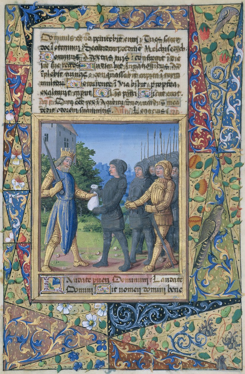 neiti Lat. Q.v.I.126 f.37 Kuningas Salomonin alamaiset tuomassa kunniaa, Louis d