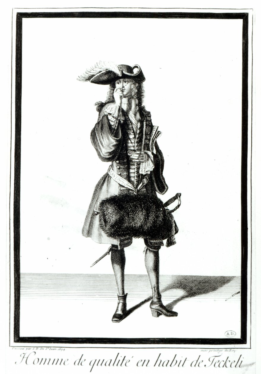 Aatelinen Teckeli-mekossa, 1694 tekijältä Jean Dieu de Saint Jean