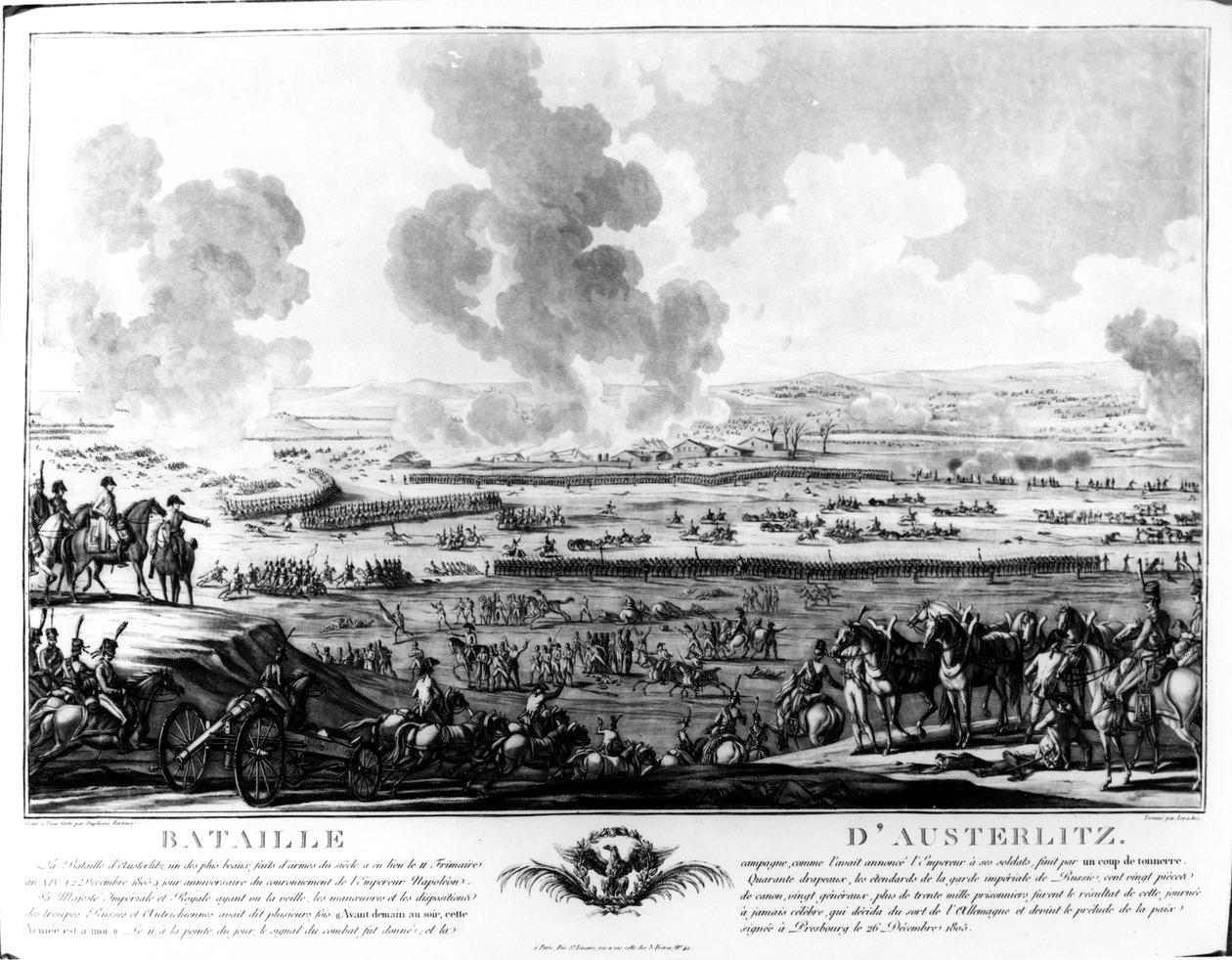 Austerlitzin taistelu 2. joulukuuta 1805 tekijältä Jean Duplessi Bertaux