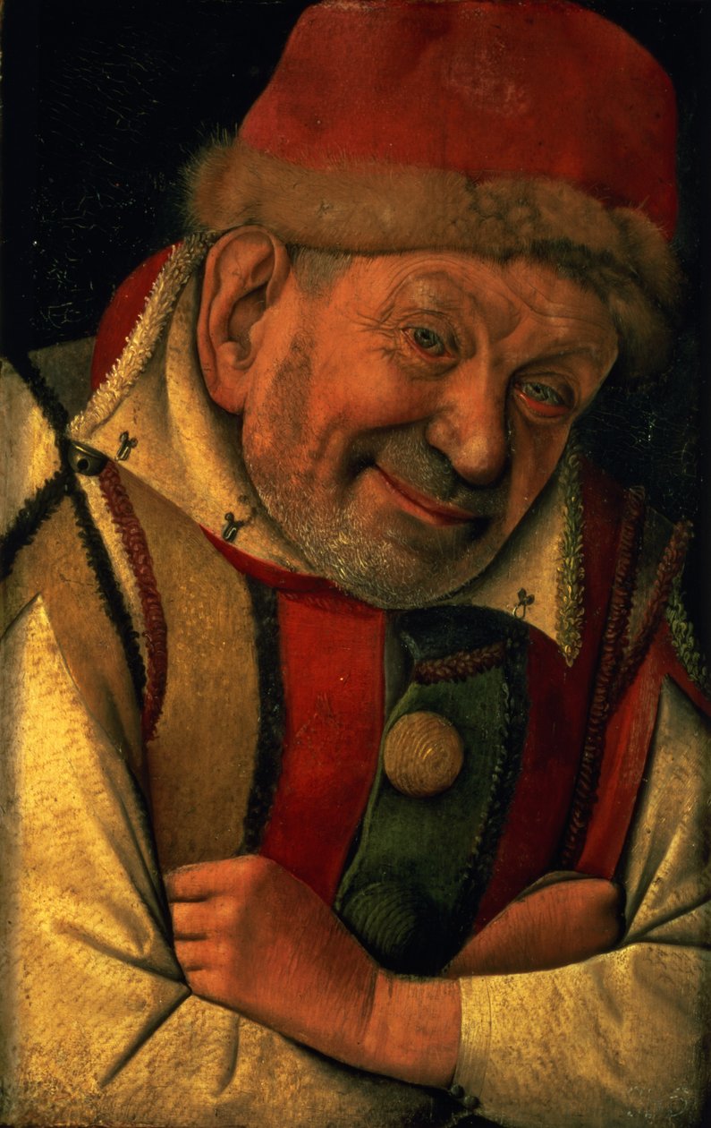 Gonella, ferraran hovinhuuli, n. 1445 (paneeli) tekijältä Jean Fouquet