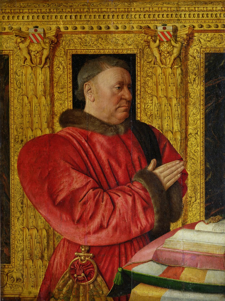 Kansleri Guillaume Jouvenel des Ursinsin (k. 1472) muotokuva 1460-65 tekijältä Jean Fouquet