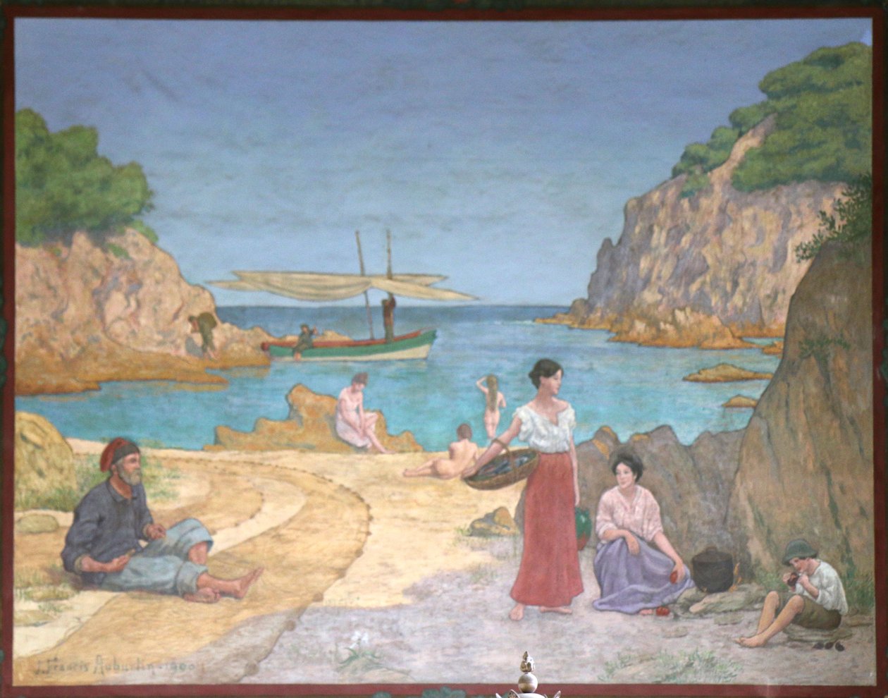 La calanque tekijältä Jean Francis Auburtin