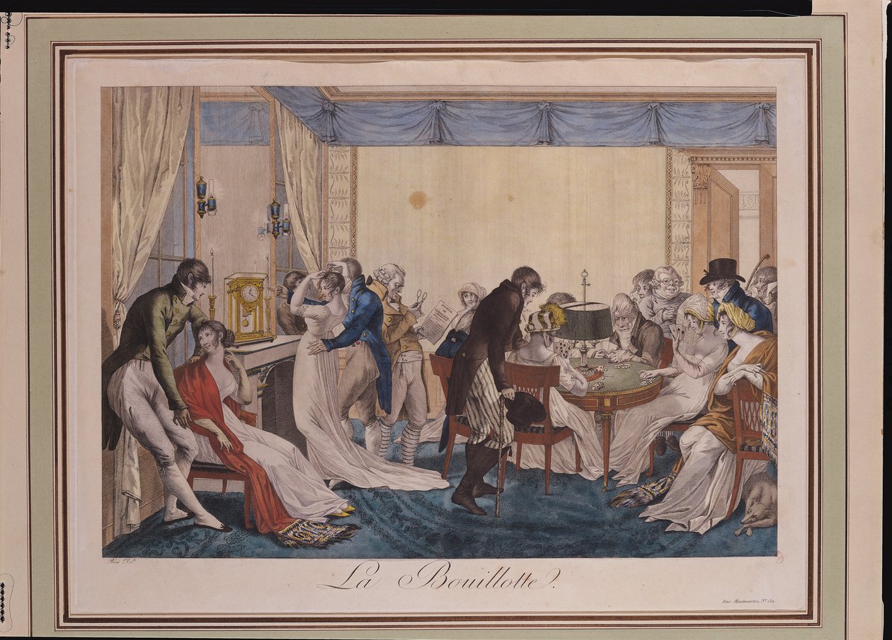 La Bouillotte, 1798 tekijältä Jean Francois Bosio