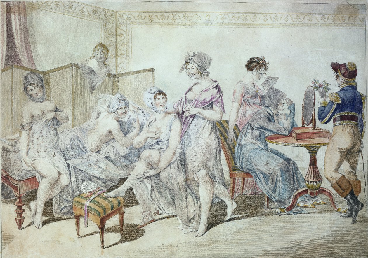 Laundry Workers Levee, 1800-luvun alku tekijältä Jean Francois Bosio