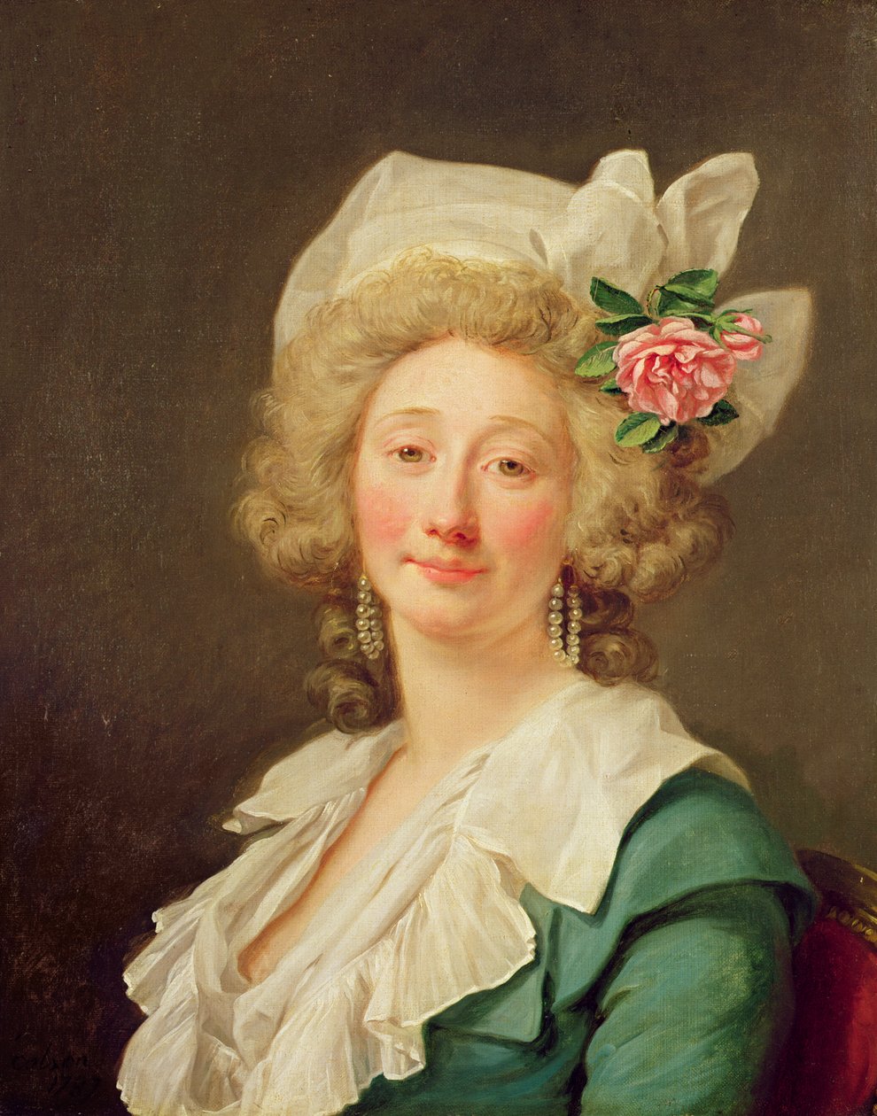 Naisen muotokuva, 1782 tekijältä Jean Francois Colson
