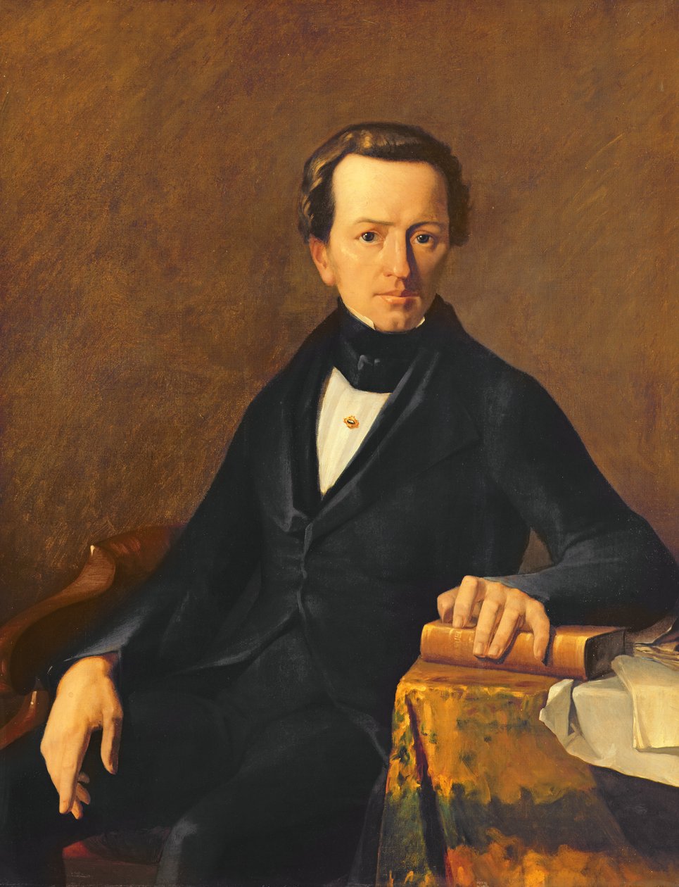 Cherbourgin notaarin mestari Valmontin muotokuva tekijältä Jean Francois Millet