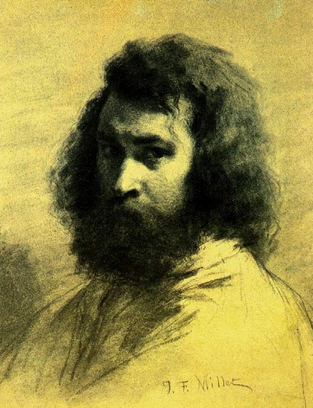 Selbstbildnis tekijältä Jean Francois Millet