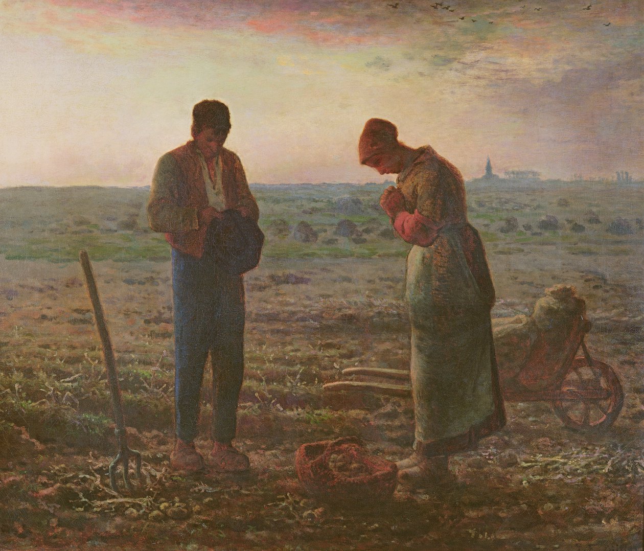 Angelus, 1857-59 tekijältä Jean Francois Millet