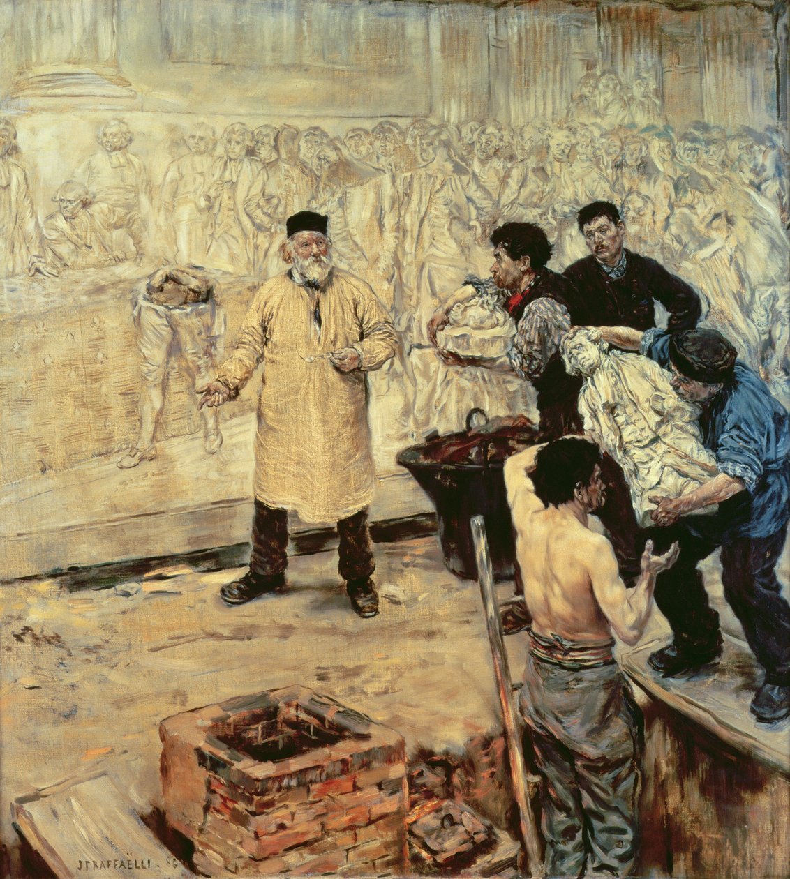 Valimossa 1886 tekijältä Jean Francois Raffaelli