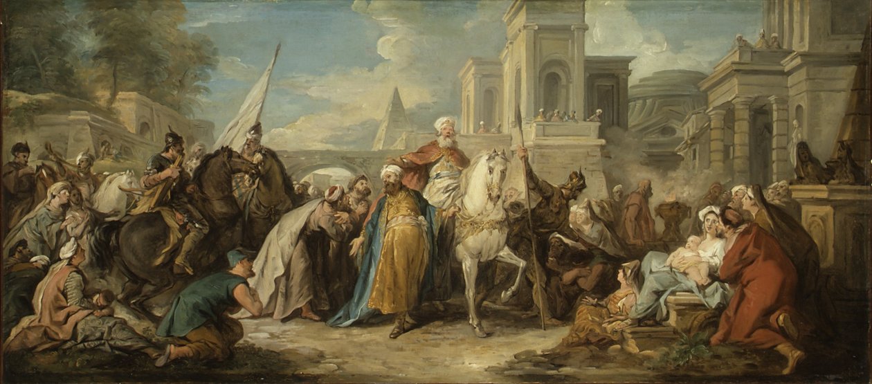 Mordokain voitto tekijältä Jean François de Troy
