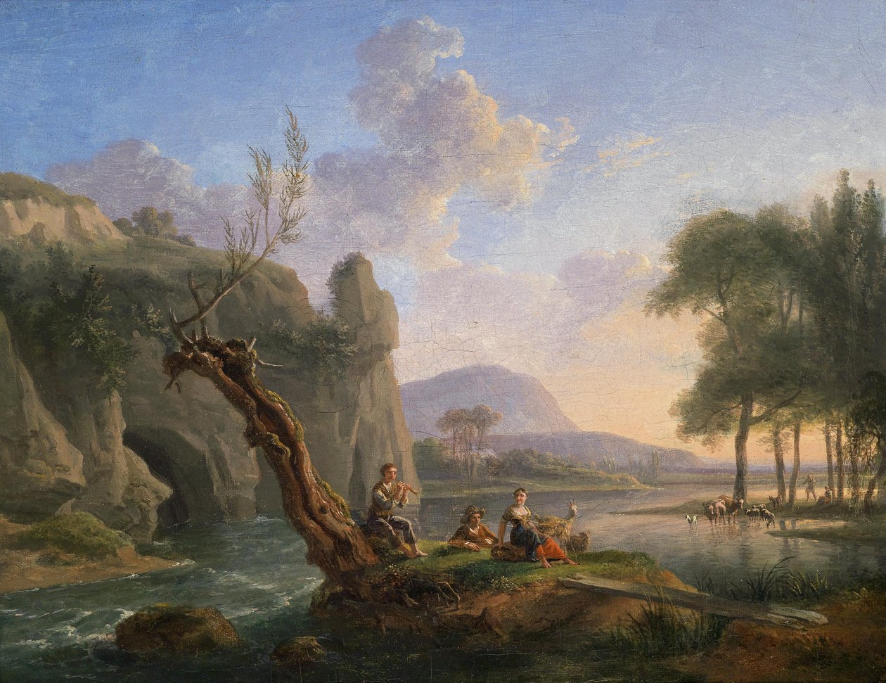 Hirtenidylle am Fluss tekijältä Jean François Duval
