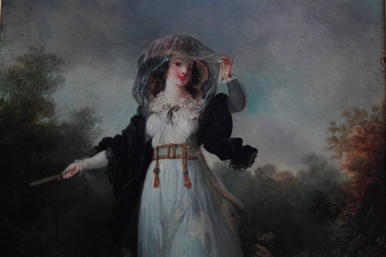 Jeune femme dans un paysage tekijältä Jean Frederic Schall