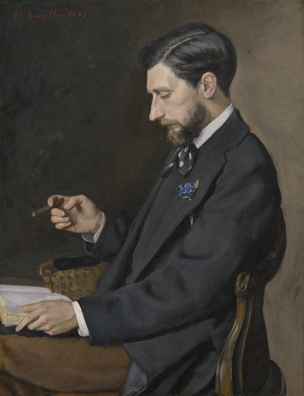 Edmond Maître, 1869 tekijältä Jean Frederic Bazille