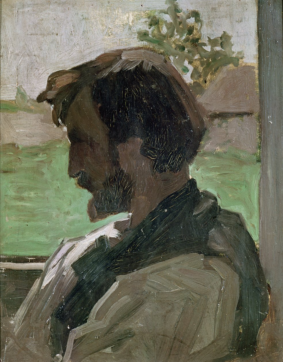 Omakuva St-Sauveurissa, 1868 tekijältä Jean Frederic Bazille