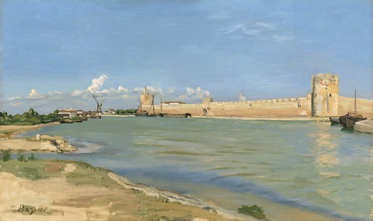 Aigues-Mortesin vallit, 1867 tekijältä Jean Frederic Bazille