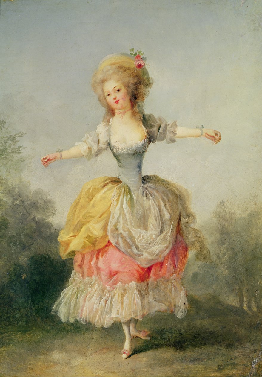 Tanssija Louis XVI -asussa tekijältä Jean Frederic Schall