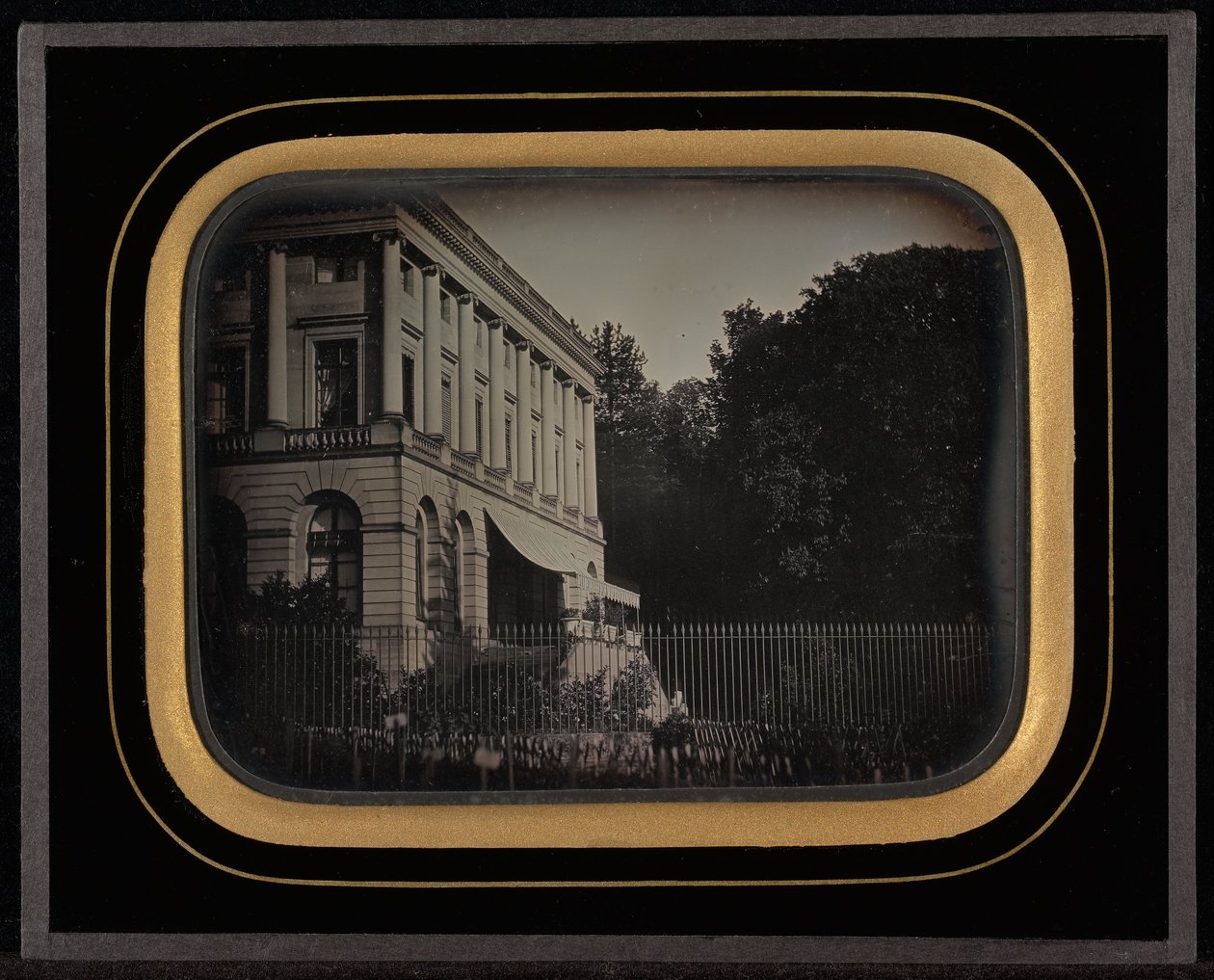 Palais Eynardin puutarhan etuosa, Geneve tekijältä Jean Gabriel Eynard