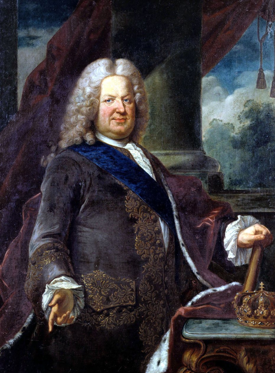 Stanislas Leszczynski, Puolan kuningas öljy kankaalle tekijältä Jean Girardet