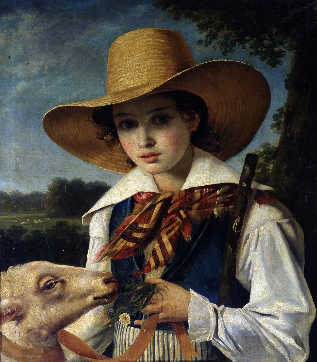Nuoren Marius Peptipan muotokuva, n. 1837 tekijältä Jean Godechart