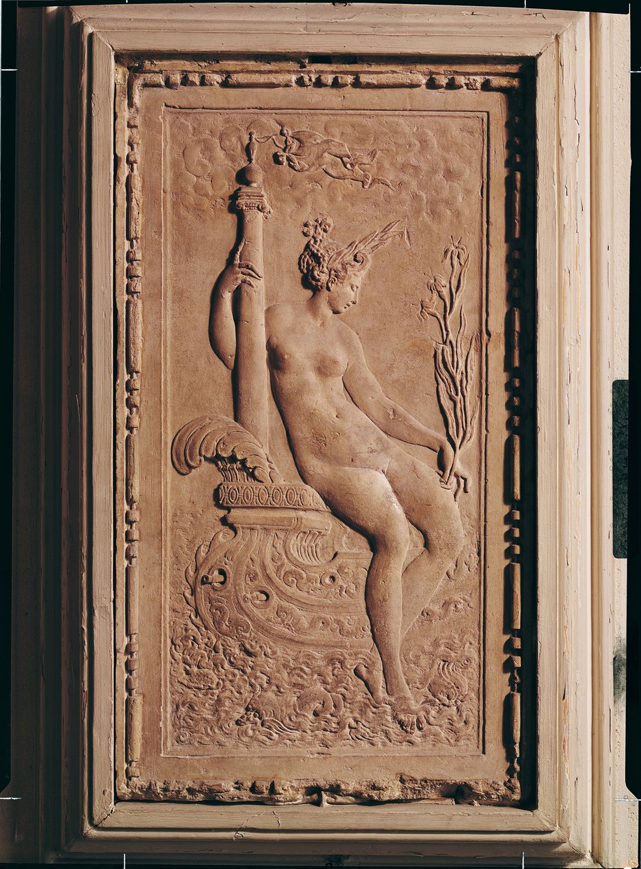 Seinen nymfi, 1547-49 tekijältä Jean Goujon