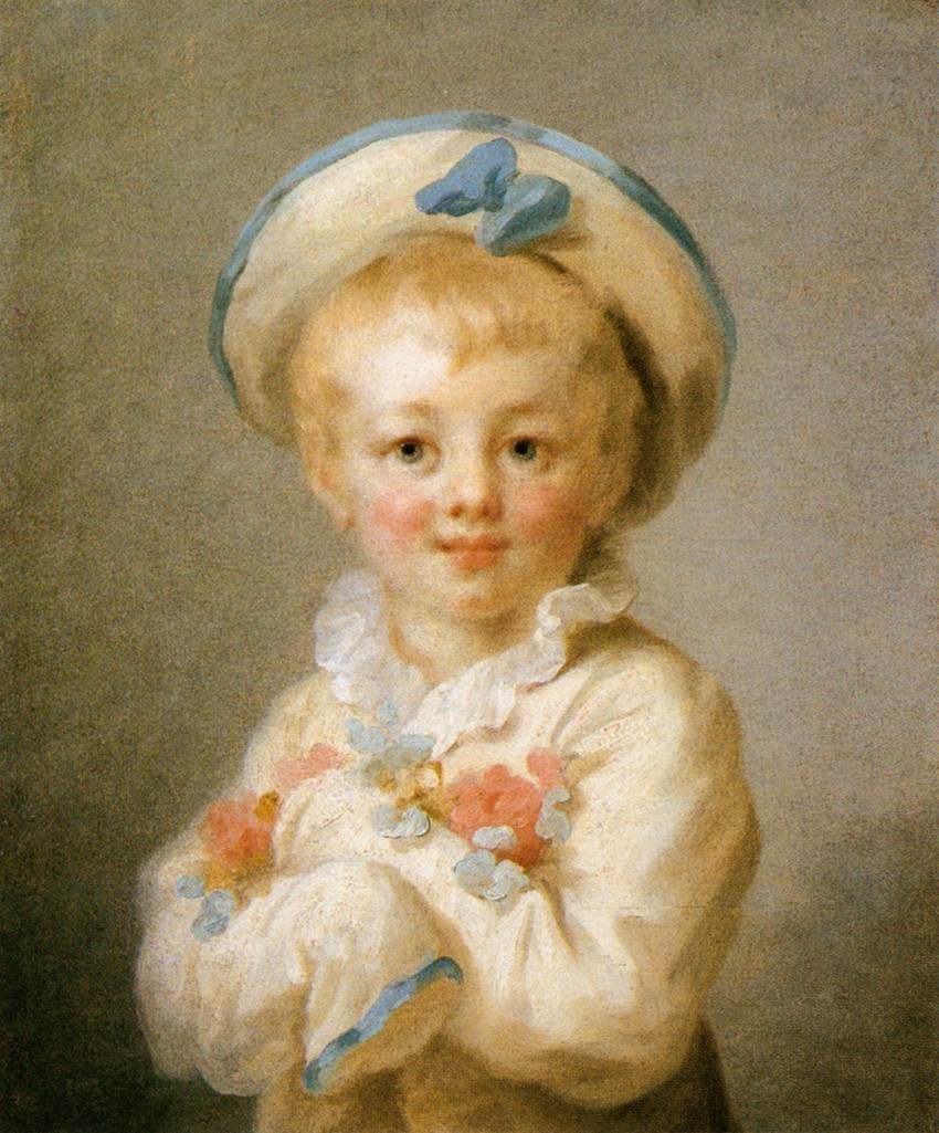 A Boy hahmona Pierrot tekijältä Jean Honore Fragonard