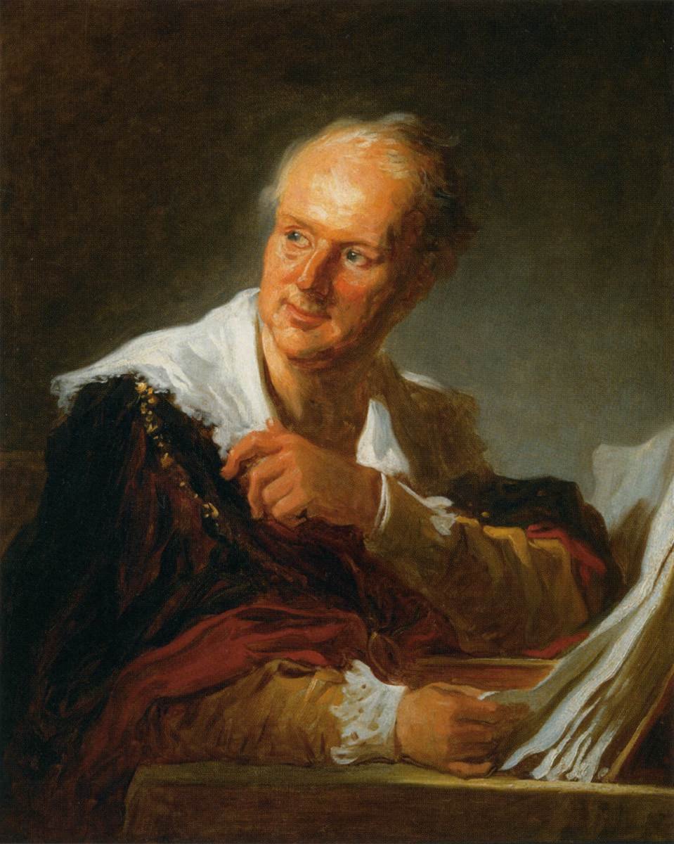 Denis Diderot tekijältä Jean Honore Fragonard