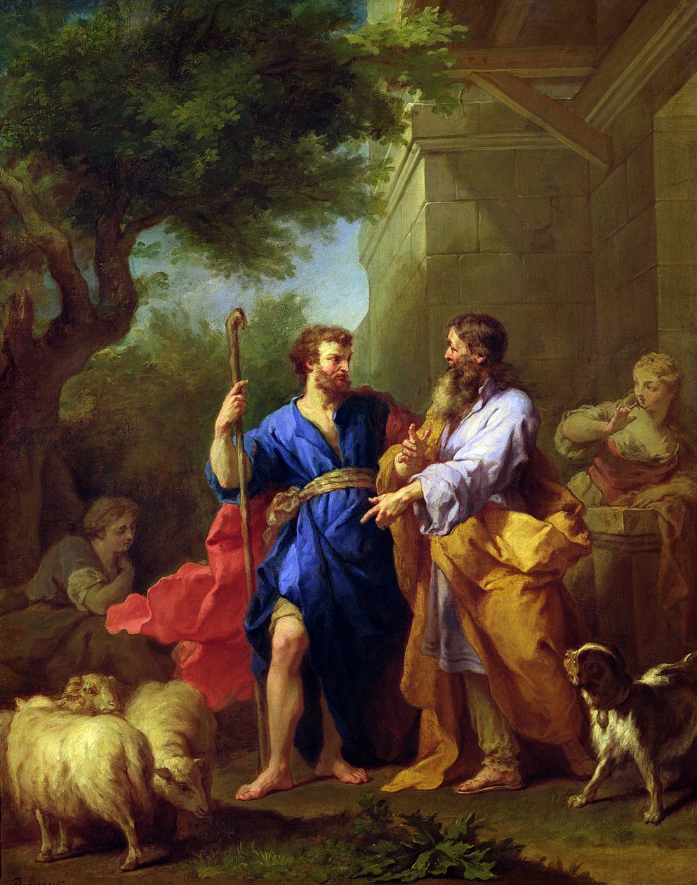 Jaakob ja Laban ennen vuotta 1737 tekijältä Jean Bernard Restout