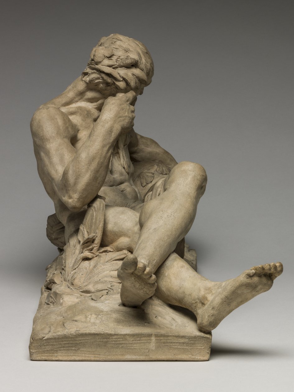 River God, 1755 (terrakotta) tekijältä Jean Jacques Caffieri