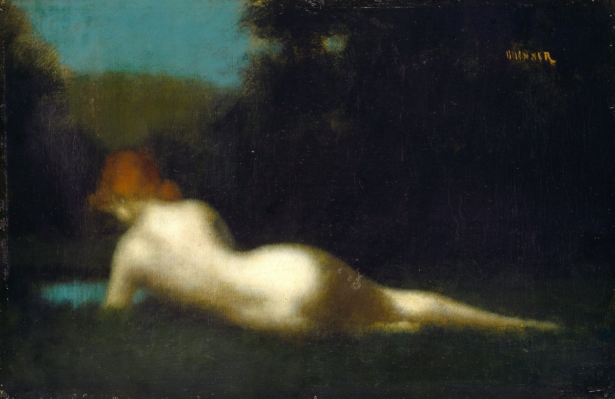 Nukkuva alaston tekijältä Jean Jacques Henner