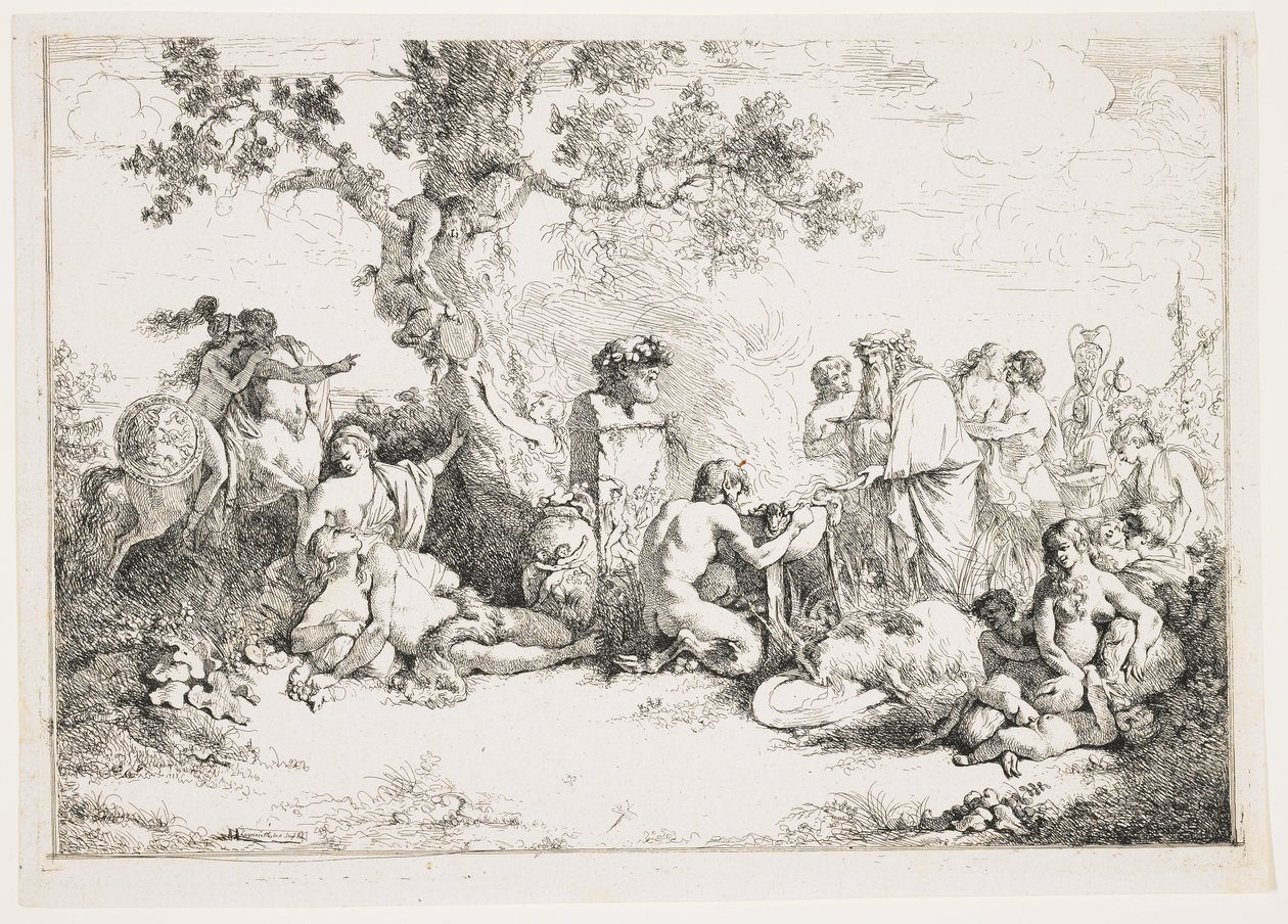Uhri Panille, c. 1760-1763 tekijältä Jean Jacques II Lagrenee