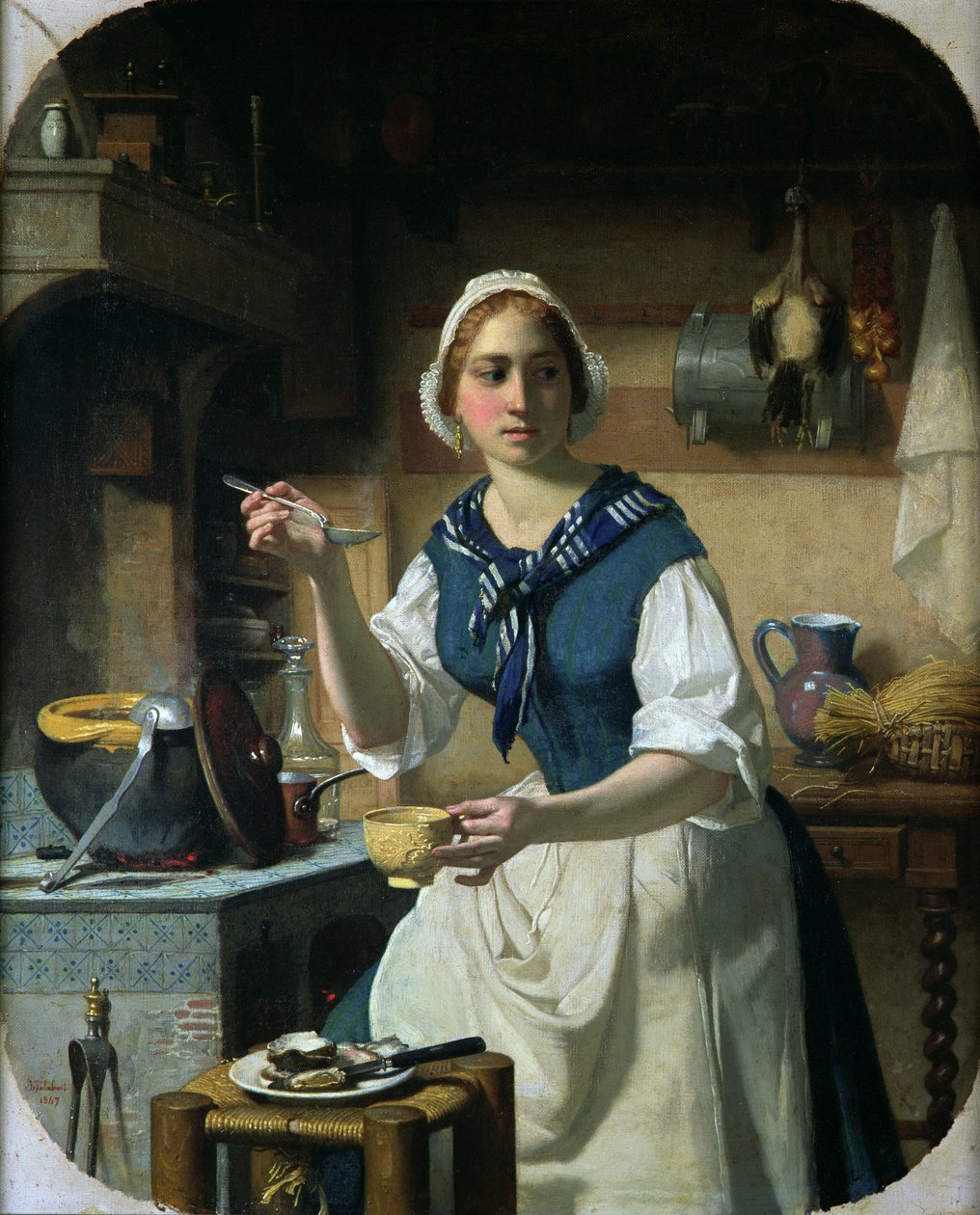 Ensimmäinen osake, 1847 tekijältä Jean Jalabert