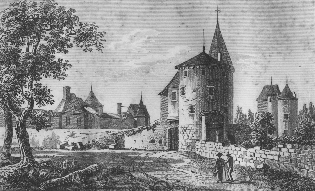Näkymä Chateau de Montaigneen tekijältä Jean Jerome Baugean