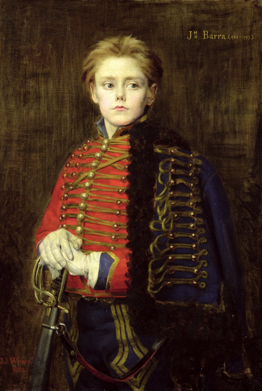 Joseph Bara (1779-93) nuorena miehenä tekijältä Jean Joseph Weerts