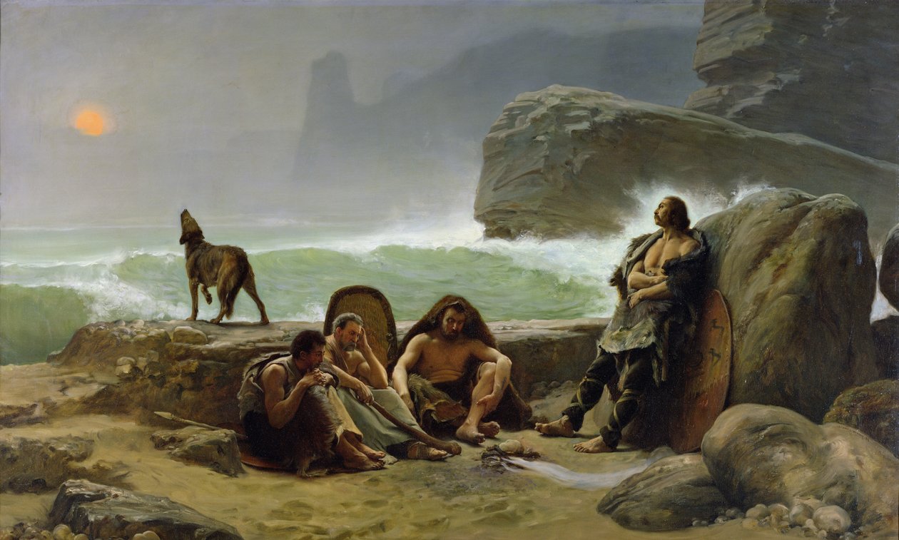 Gallian rannikkovartiosto, 1888 tekijältä Jean Jules Antoine Lecomte du Nouy
