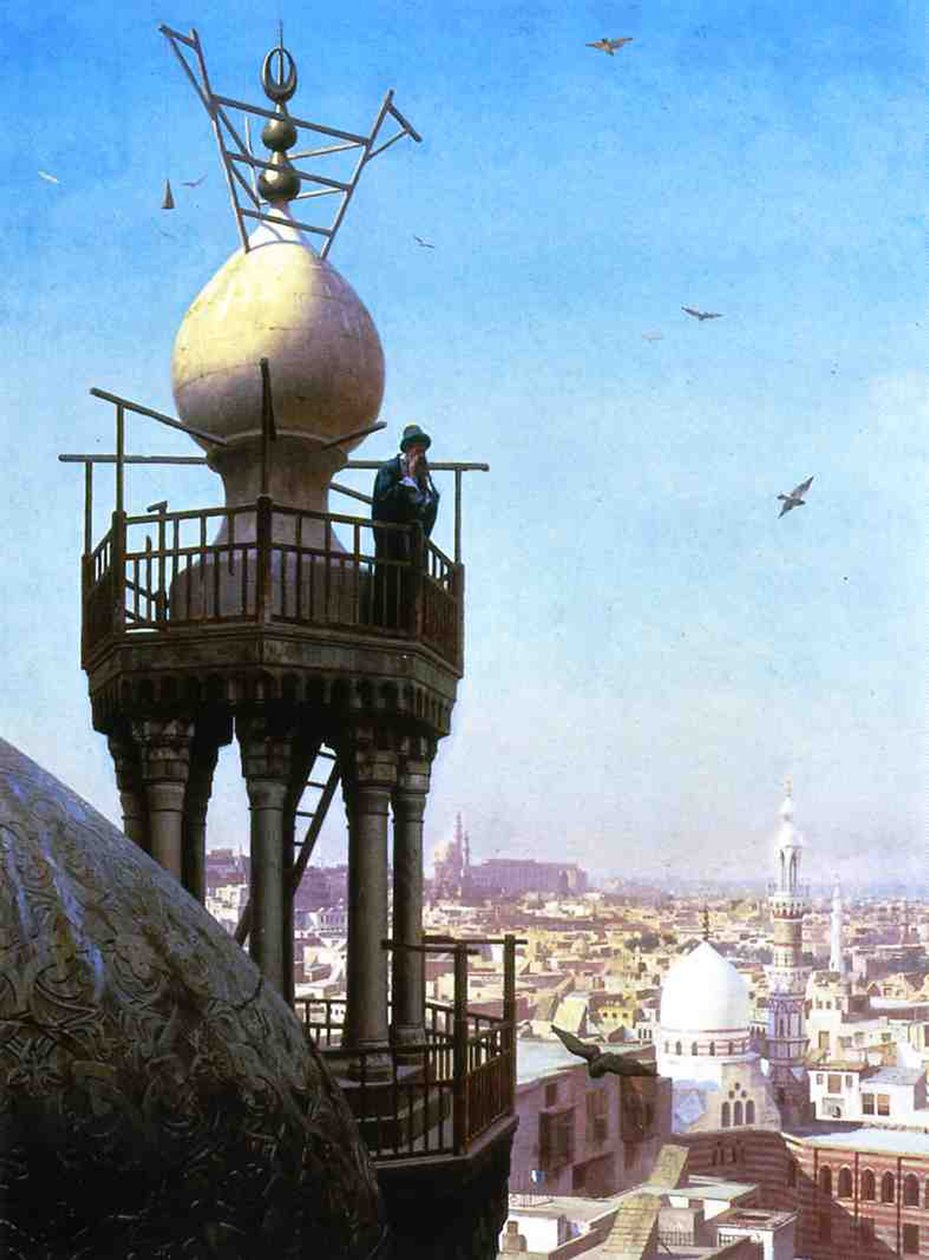Muezzin Calling, 1878 tekijältä Jean Leon Gerome