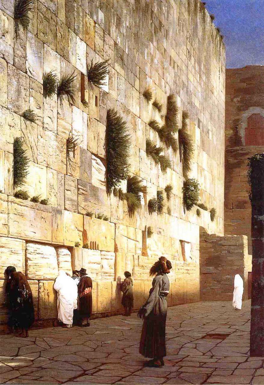 Ittumuuri, Jerusalem, 1869 tekijältä Jean Leon Gerome
